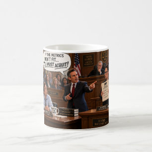 Funny Performance Metrics PIP Courtroom Mug