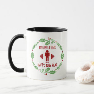 Funny Personal Trainer Fitness Christmas Liftmas Mug