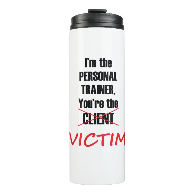 Funny Personal Trainer Fitness Gym Tumbler (Front)
