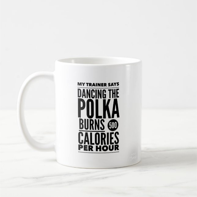 funny personal trainer gift mug (Left)