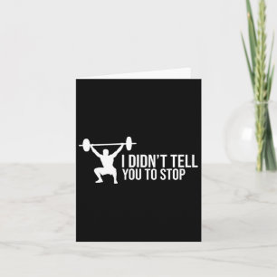 Funny Personal Trainer Saying Gift Gym Coach Train Card