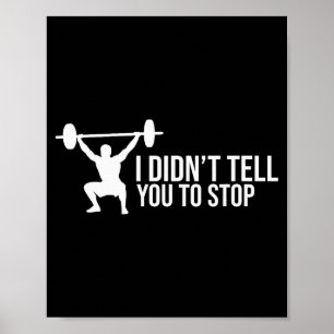 Funny Personal Trainer Saying Gift Gym Coach Train Poster