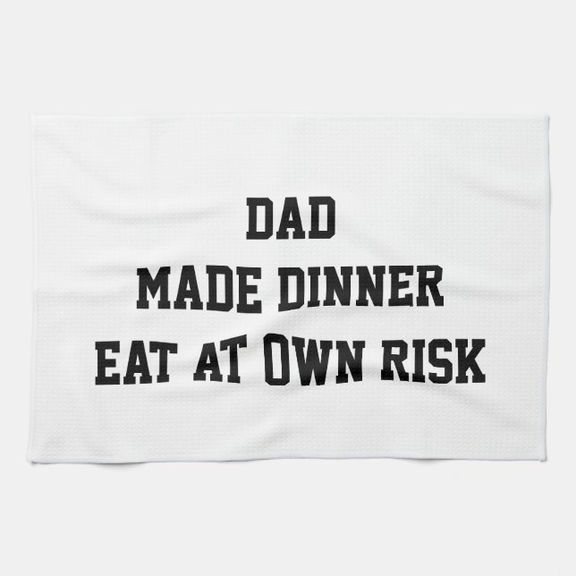 Funny Personalise Name Tea Towel (Horizontal)