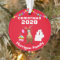 Funny Personalised 2020 Covid Christmas Tree