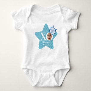 Funny Personalised Baby body suit   XO star Bodysuit