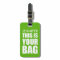 Funny Personalised Bag Attention Travel Green