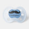 Funny Personalised Blue Moustache Pacifier