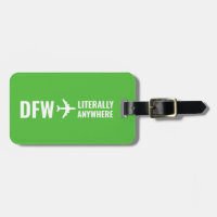 Funny Personalised Bright Green Travel Lover
