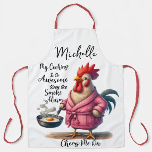 Funny Personalised Chicken Saying Apron