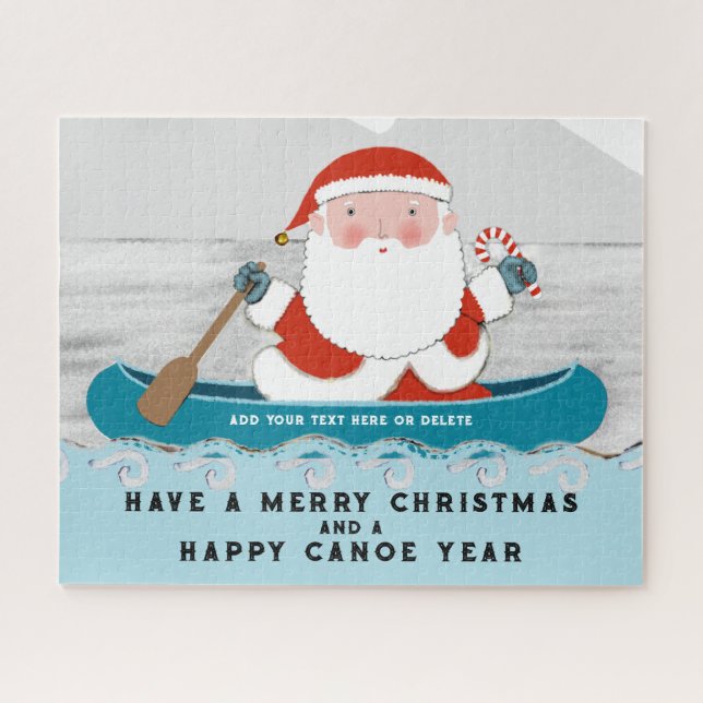 Funny Personalised Christmas Jigsaw Puzzle (Horizontal)