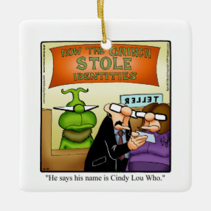 Funny Personalised Christmas Ornament Gift