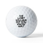 Funny Personalised Comic Book Lost Golf Balls
