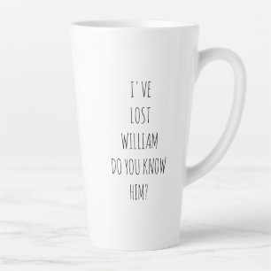Funny Personalised Comic Book Lost Latte Mug
