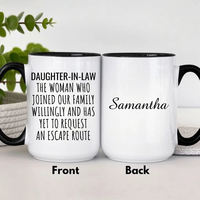 Funny Personalised Daughter In Law Mug (Creator Uploaded)