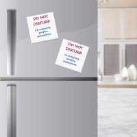 Funny Personalised Do Not Disturb Magnet