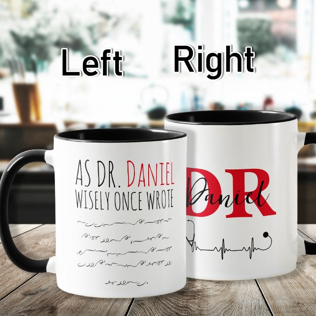Funny Personalised Doctor funny doctor saying Mug (Creator Uploaded)