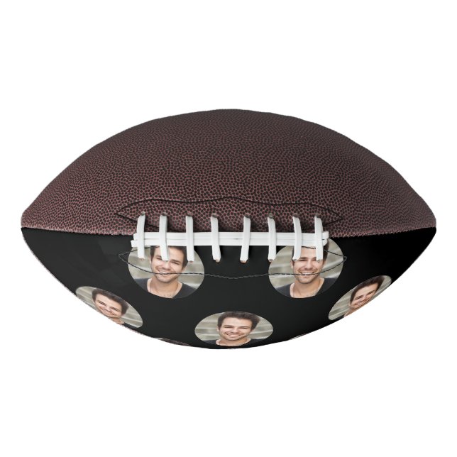 Funny personalised face, Custom photo Football (Front)
