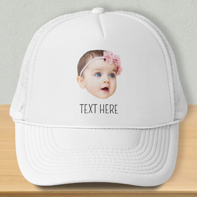 Funny Personalised Face Photo  Trucker Hat (Creator Uploaded)