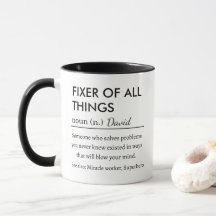 Funny Personalised Fixer of All Things Definition