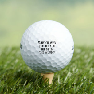 Funny Personalised Golf Balls