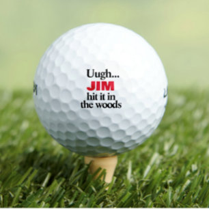 Funny Personalised Golf Balls