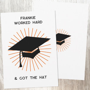 Funny Personalised Graduation Announcement