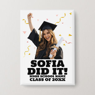 Funny Personalised Graduation Party Custom Photo