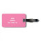 Funny Personalised Luggage Tag