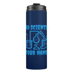 Funny Personalised Mad Scientist Thermal Tumbler