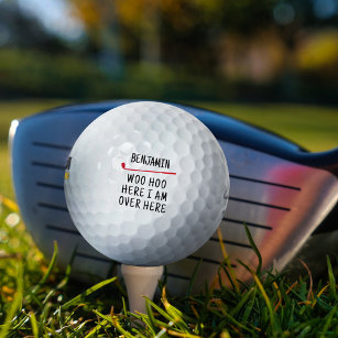 Funny Personalised Name Golf Balls