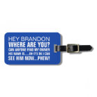 Funny Personalised Name Where are You