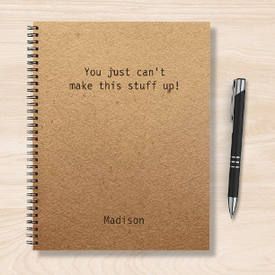 Funny Personalised Notes Office Meeting Notebook