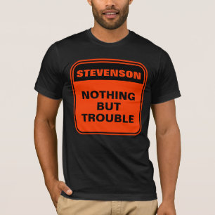 Funny personalised orange nothing but trouble  T-Shirt