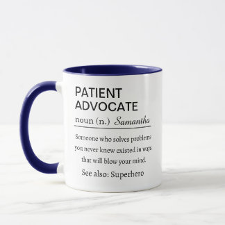 Funny Personalised Patient Advocate Definition Mug