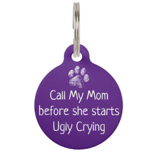Funny Personalised Pet Dog Name Tags Cute Puppy