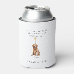 Funny Personalised Pet Wedding Favour Can Cooler