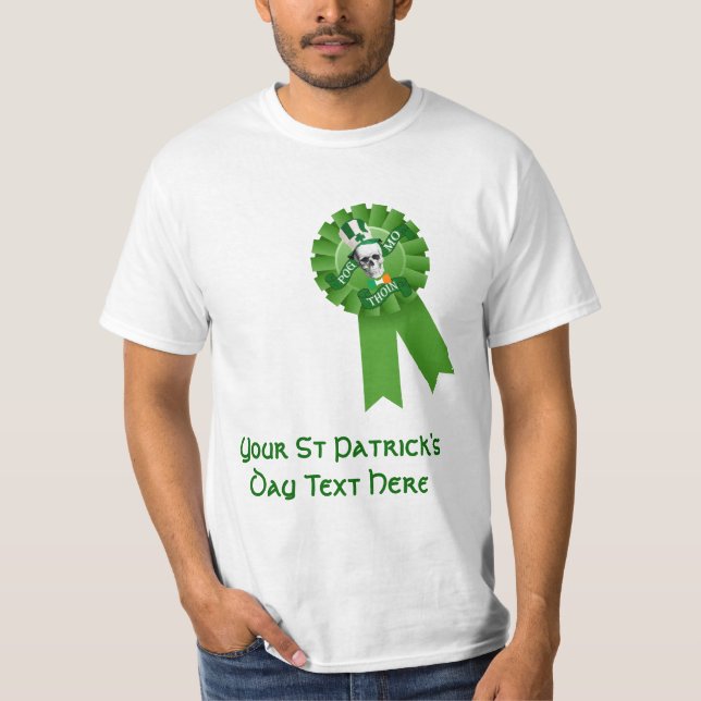 Funny personalised Pog Mo thoin St Patricks day T-Shirt (Front)