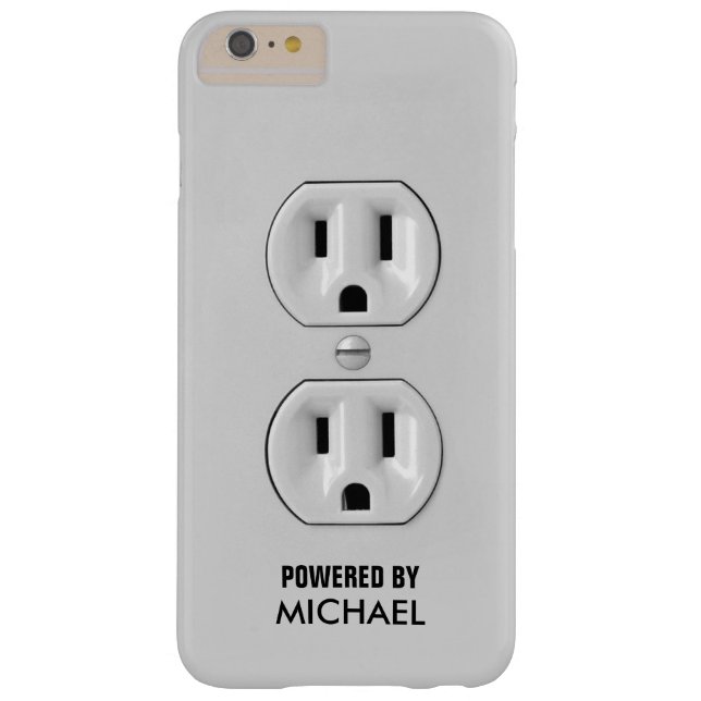 Funny Personalised Power Outlet Case-Mate iPhone Case (Back)