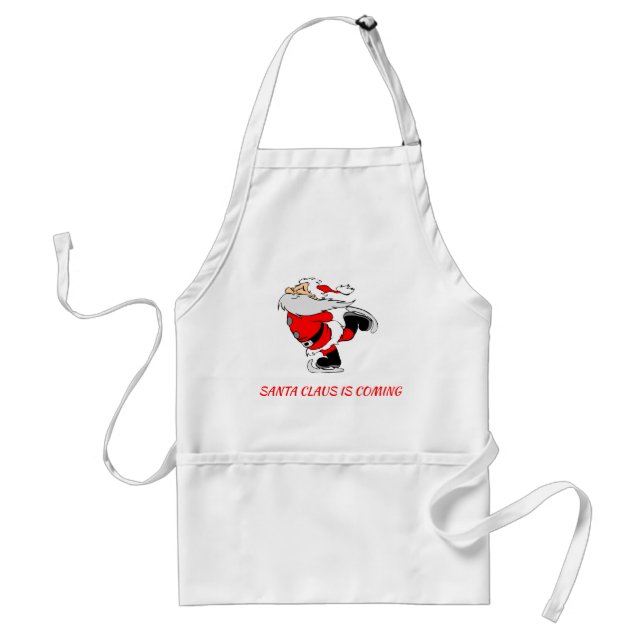 Funny Personalised SANTA CLAUS Chef Standard Apron (Front)