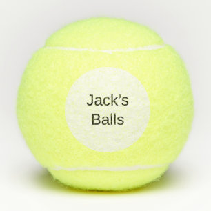 Funny Personalised Tennis Balls
