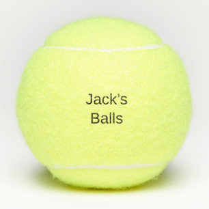Funny Personalised Tennis Balls