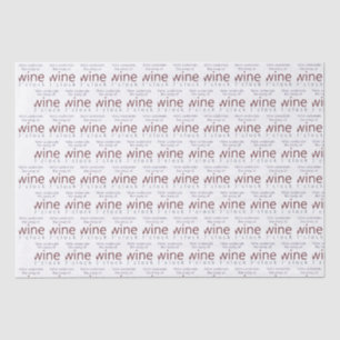 Funny Personalised Wine O'clock Tissue Paper