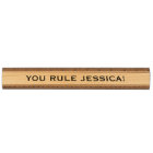 Funny personalised You rule wooden ruler