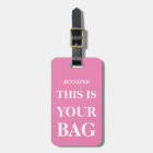Funny Personalized Bag Attention Travel
