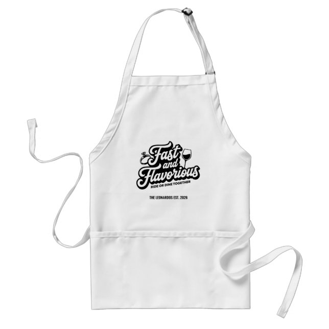 Funny Personalized Couple's Apron (Front)