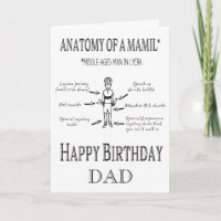 Funny Personalized Cycling Birthday Card MAMIL
