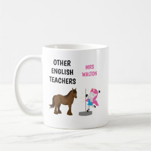 Funny Personalized English Teacher Mug Gift