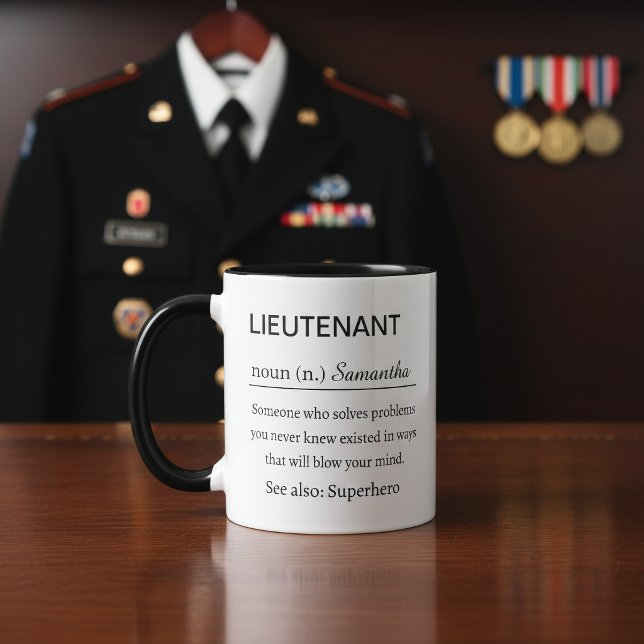 Funny Personalized Lieutenant Definition Mug (Creator Uploaded)