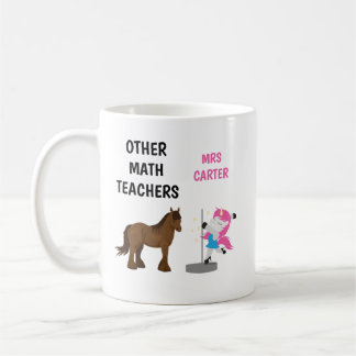 Funny Personalized Math Teacher Mug Gift
