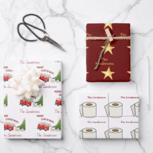 Funny Personalized  Toilet Paper wrapping paper
